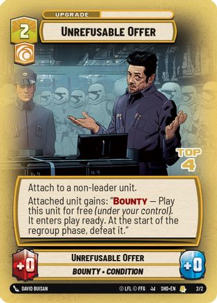 Unrefusable Offer (Top 4) (2/2) - Store Showdown Promos Foil