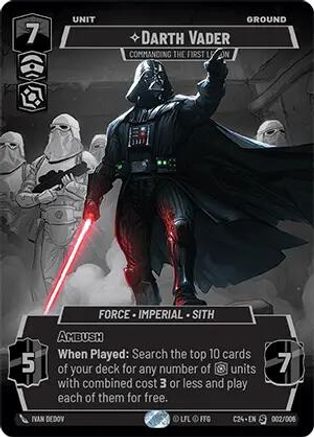 Darth Vader - Commanding the First Legion (002/006) - 2024 Convention Exclusive Foil