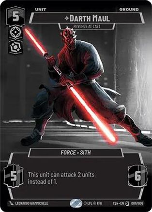 Darth Maul - Revenge at Last (006/006) - 2024 Convention Exclusive Foil