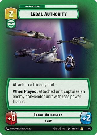 Legal Authority (1/2) - Store Showdown Promos