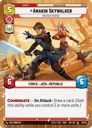 Anakin Skywalker - Maverick Mentor (Hyperspace) (08/20) - Twilight of the Republic Weekly Play Promos