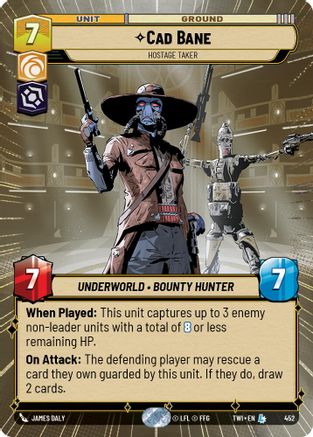 Cad Bane - Hostage Taker (Hyperspace) (452) - Twilight of the Republic Foil