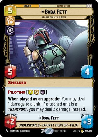 Boba Fett - Feared Bounty Hunter (189/262) - Jump to Lightspeed