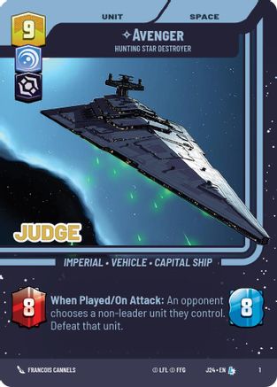 Avenger - Hunting Star Destroyer (1) - Judge Promos