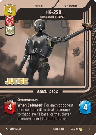 K-2SO - Cassian's Counterpart (2) - Judge Promos