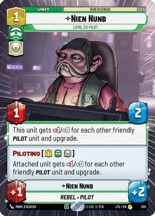 Nien Nunb - Loyal Co-Pilot (Hyperspace) (355) - Jump to Lightspeed
