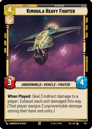 Kimogila Heavy Fighter (Foil) (720) - Jump to Lightspeed Foil