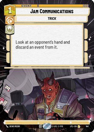 Jam Communications (Hyperspace Foil) (941) - Jump to Lightspeed Foil