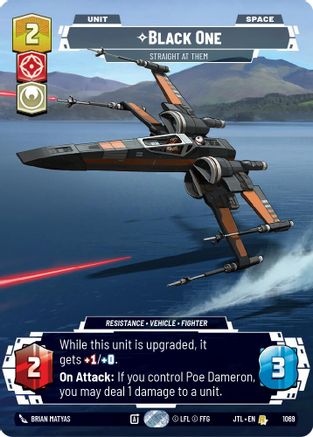 Black One - Straight At Them (Prestige Foil) (1069) - Jump to Lightspeed Foil