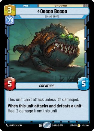 Oggdo Bogdo - Bogano Brute (63/264) - Legends of the Force
