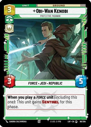 Obi-Wan Kenobi - Protective Padawan (96/264) - Legends of the Force