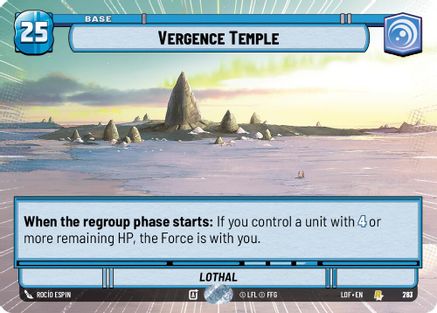 Vergence Temple (Hyperspace Foil) (767) - Legends of the Force Foil