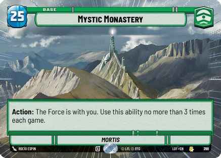 Mystic Monastery (Hyperspace Foil) (768) - Legends of the Force Foil