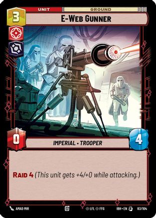 E-Web Gunner (83/104) (83/104) - Intro Battle Hoth