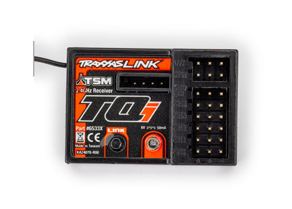 Receiver, micro, TQi 2.4GHz with telemetry & TSM (5-channel) 6533X