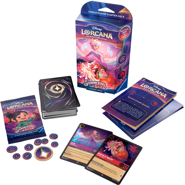 Disney Lorcana: Shimmering Skies Starter Deck