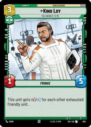 Kino Loy - You Answer to Me (Foil) (624) - Secrets of Power Foil