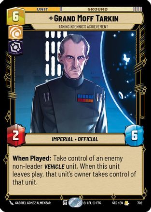 Grand Moff Tarkin - Taking Krennic&