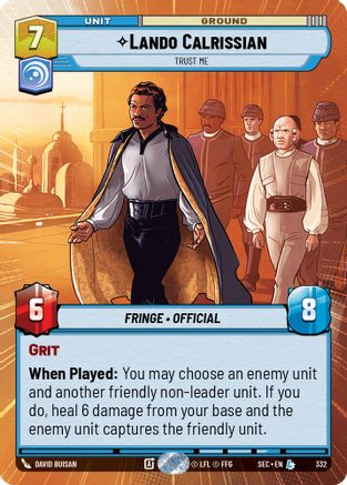 Lando Calrissian - Trust Me (Hyperspace) (332) - Secrets of Power