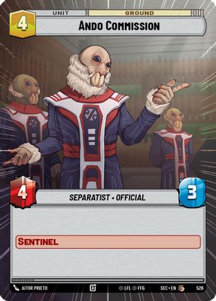 Ando Commission (Hyperspace) (526) - Secrets of Power