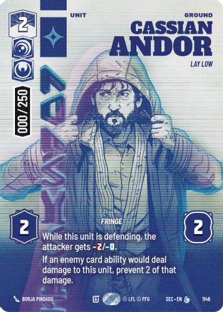 Cassian Andor - Lay Low (Serialized) (1146) - Secrets of Power Foil