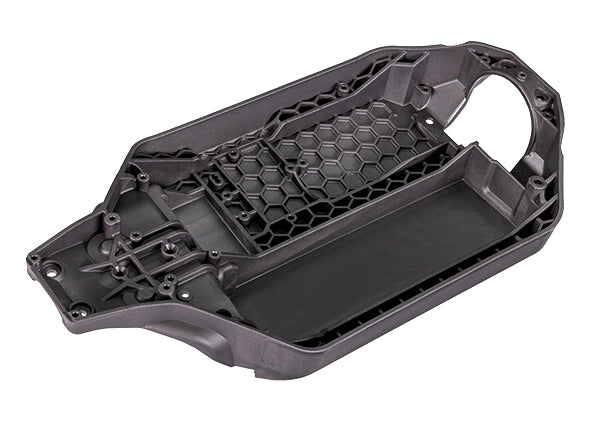 Traxxas Chassis, charcoal gray (162mm long battery compartment) 6723X