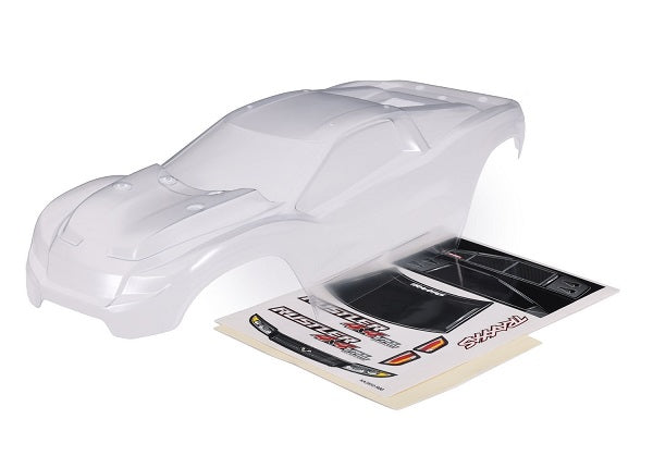 Rustler 4WD Body Clear With Decals 6740
