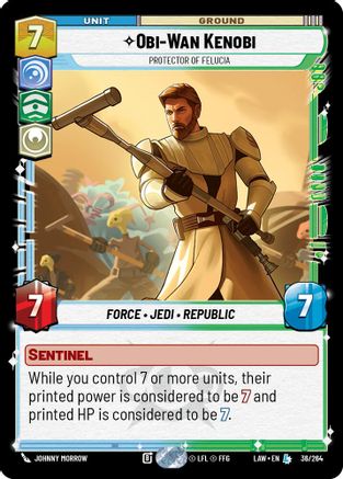 Obi-Wan Kenobi - Protector of Felucia (38/264) - A Lawless Time