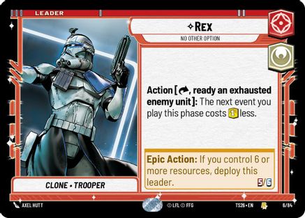 Rex - No Other Option (6/84) - Twin Suns