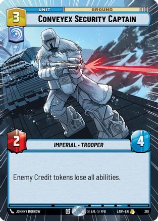 Conveyex Security Captain (Hyperspace) (431) - A Lawless Time