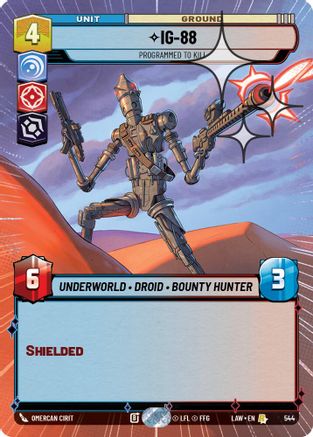 IG-88 - Programmed to Kill (Hyperspace Foil) (306) - A Lawless Time Foil