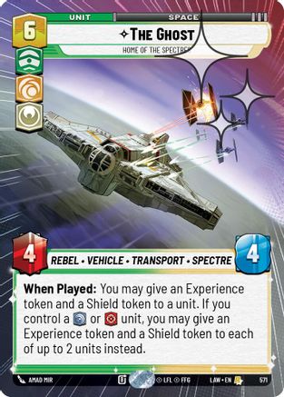 The Ghost - Home of the Spectres (Hyperspace Foil) (333) - A Lawless Time Foil
