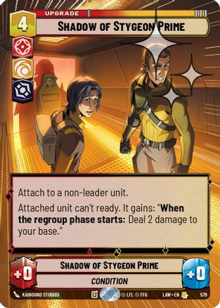 Shadow of Stygeon Prime (Hyperspace Foil) (341) - A Lawless Time Foil