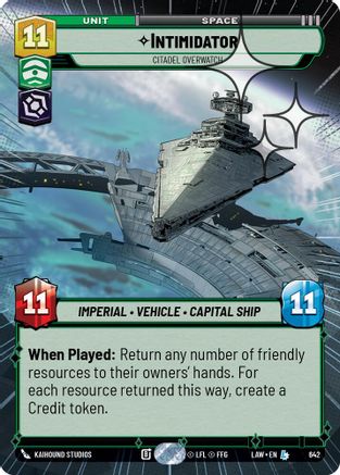 Intimidator - Citadel Overwatch (Hyperspace Foil) (404) - A Lawless Time Foil