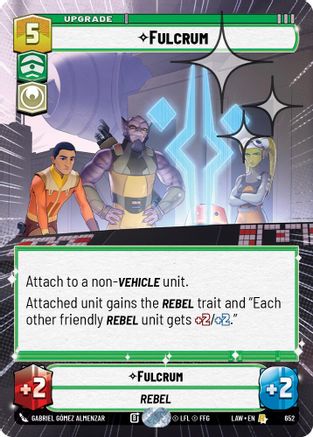 Fulcrum (Hyperspace Foil) (414) - A Lawless Time Foil