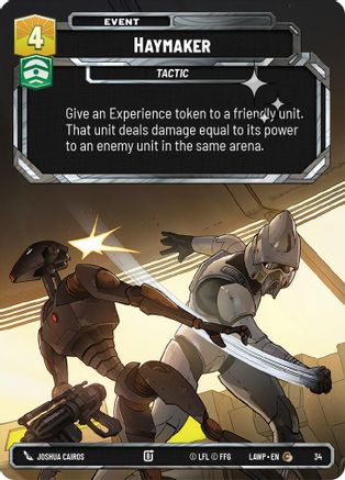 Haymaker (Foil) (34) - A Lawless Time  Weekly Play Promos Foil