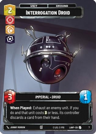 Interrogation Droid (7) - A Lawless Time  Weekly Play Promos