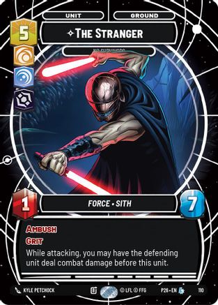 The Stranger - No Survivors (110) - Sector and Regional Promos Season 1 Foil