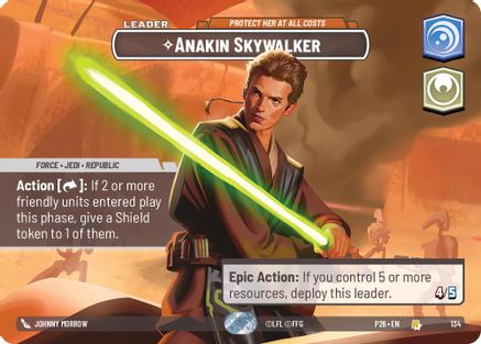 Anakin Skywalker - Protect Her At All Costs (Prize Wall) (134) - Galactic Championship 2026 Foil