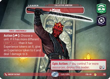 Maul - Collective Ambition (Prize Wall) (135) - Galactic Championship 2026 Foil