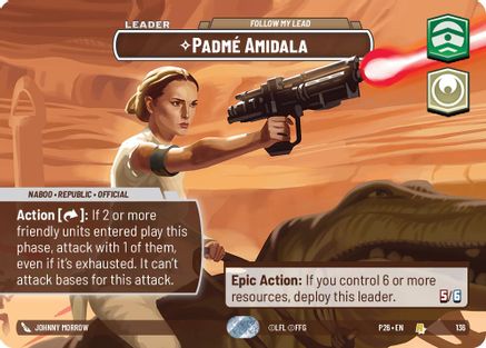 Padme Amidala - Follow My Lead (Prize Wall) (136) - Galactic Championship 2026
