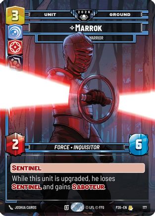 Marrok - Mysterious Warrior (177) - Galactic Championship 2026 Foil