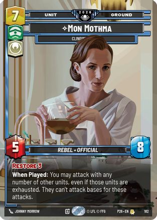Mon Mothma - Clinging to Hope (182) - Galactic Championship 2026 Foil