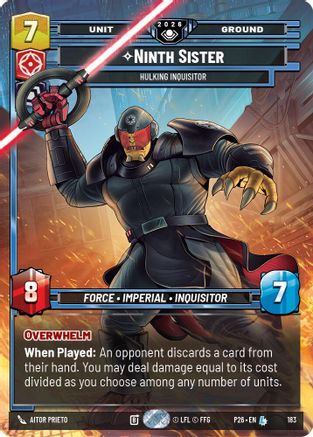 Ninth Sister - Hulking Inquisitor (183) - Galactic Championship 2026 Foil