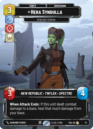 Hera Syndulla -  Renegade General (14) - Sector and Regional Promos Season 2