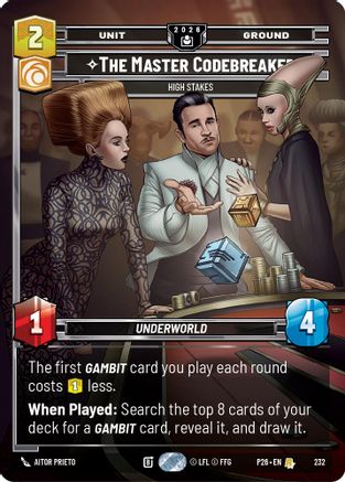 The Master Codebreaker - High Stakes (232) - Sector and Regional Promos Season 2 Foil
