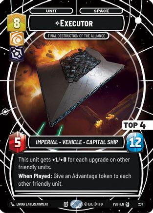 Executor - Final Destruction of the Alliance (Top 4) (237) - Sector and Regional Promos Season 2 Foil
