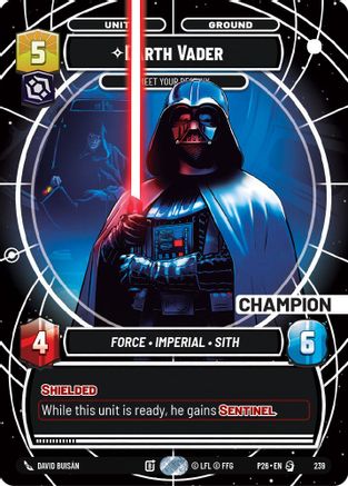 Darth Vader - Meet Your Destiny (Champion) (239) - Sector and Regional Promos Season 2 Foil