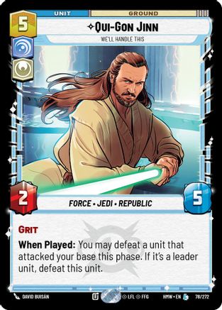Qui-Gon Jinn - We&