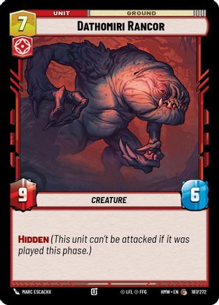 Dathomiri Rancor (187/272) - Homeworlds